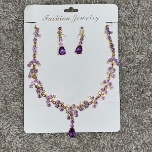 Fashion Jewelry Necklace and Earrings
